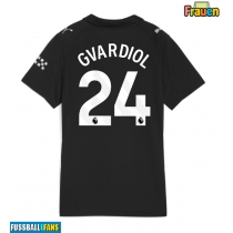 Manchester City Josko Gvardiol #24 Auswärtstrikot Frauen 2025-26 Kurzarm